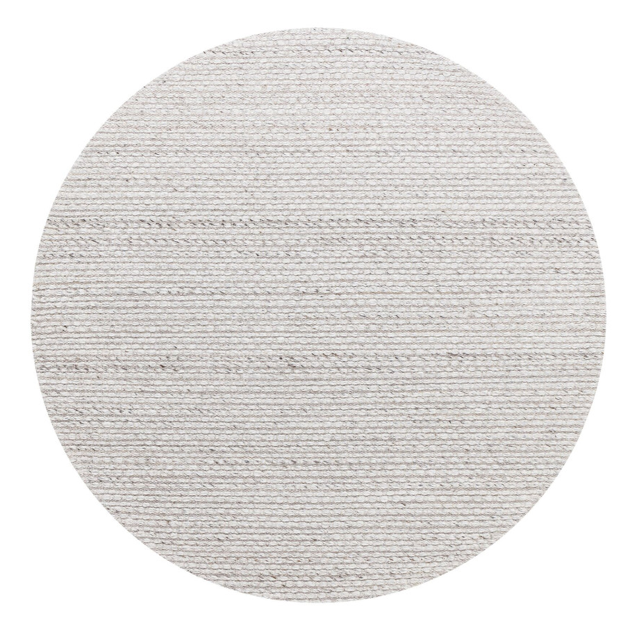 MUST Living Rond Vloerkleed 'Nirvana ' 150cm, kleur Grijs afbeelding 1