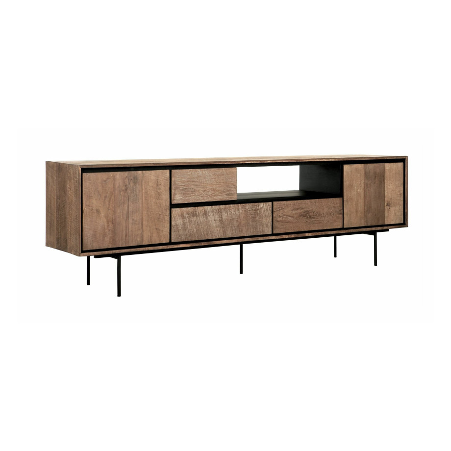 DTP Home TV-meubel 'Metropole' Teakhout, 195cm afbeelding 1