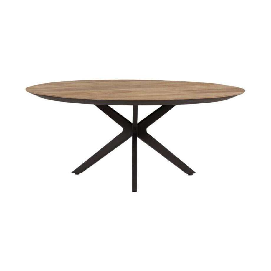 DTP Home Ronde Salontafel 'Metropole' Teakhout, 90cm DTP Home Ronde Salontafel 'Metropole' Teakhout, 90cm afbeelding 1