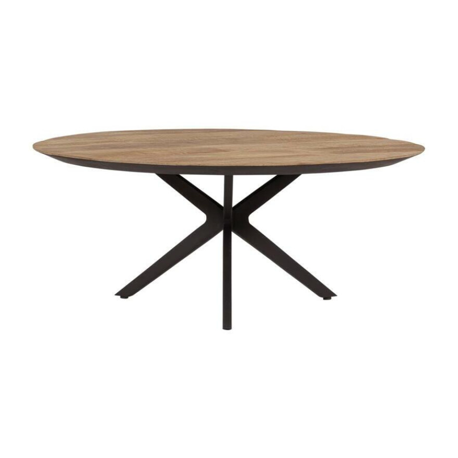 DTP Home Ronde Salontafel 'Metropole' Teakhout, 90cm afbeelding 1