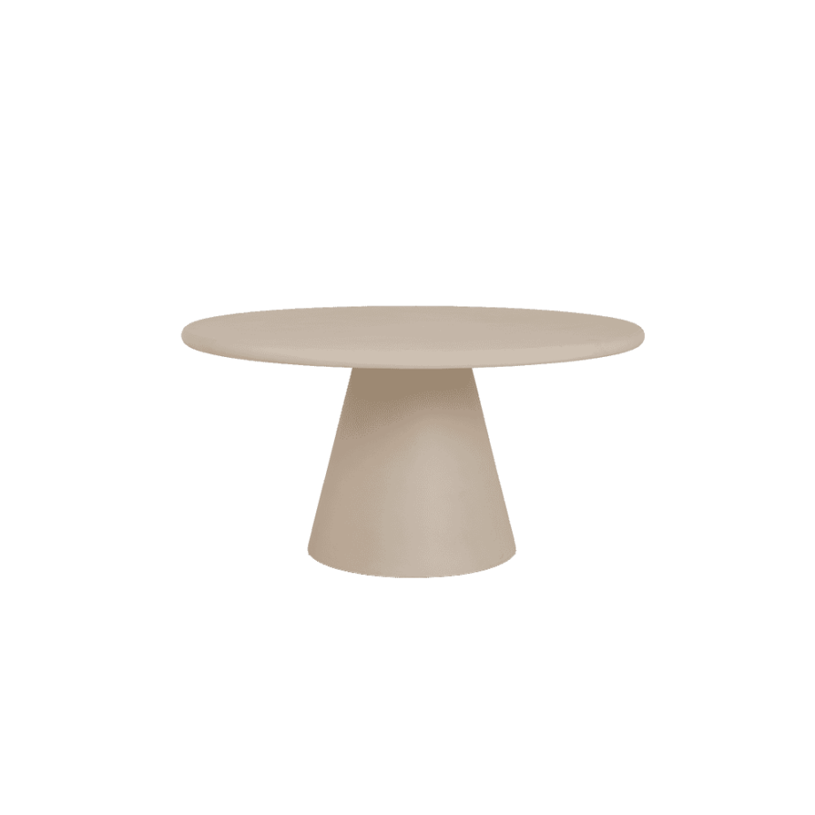 Tower Living Ronde Eettafel 'Mello' 150cm, kleur Beige afbeelding 1