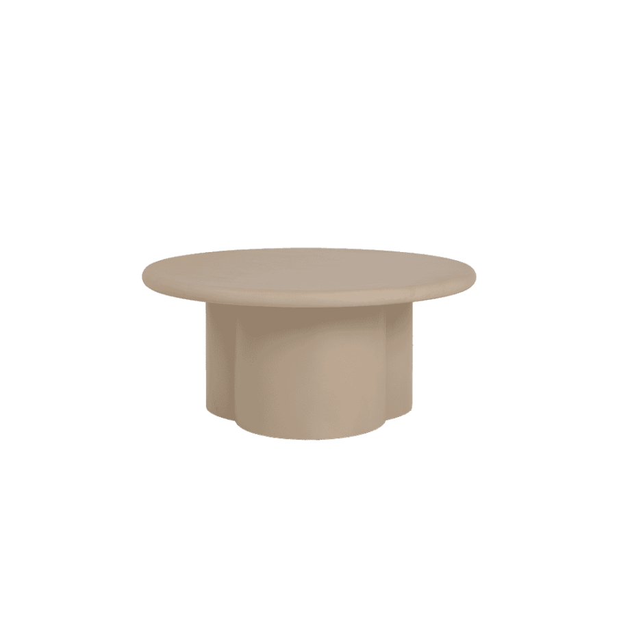 Tower Living Ronde Salontafel 'Mello' 90cm, kleur Beige afbeelding 1