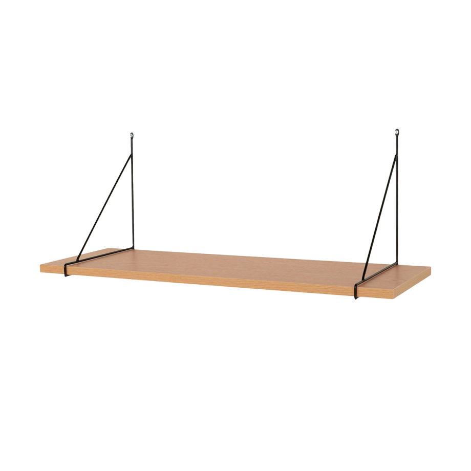 Mick houten wandplank naturel - 80 x 29 cm Mick houten wandplank naturel - 80 x 29 cm afbeelding 1