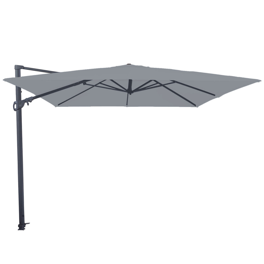 Vrijhangende zweefparasol Monaco Flex III 300x300 (light grey) afbeelding 