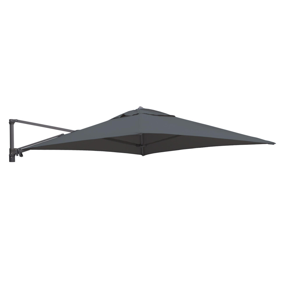 Murano muurparasol 180x180cm (grey) afbeelding 