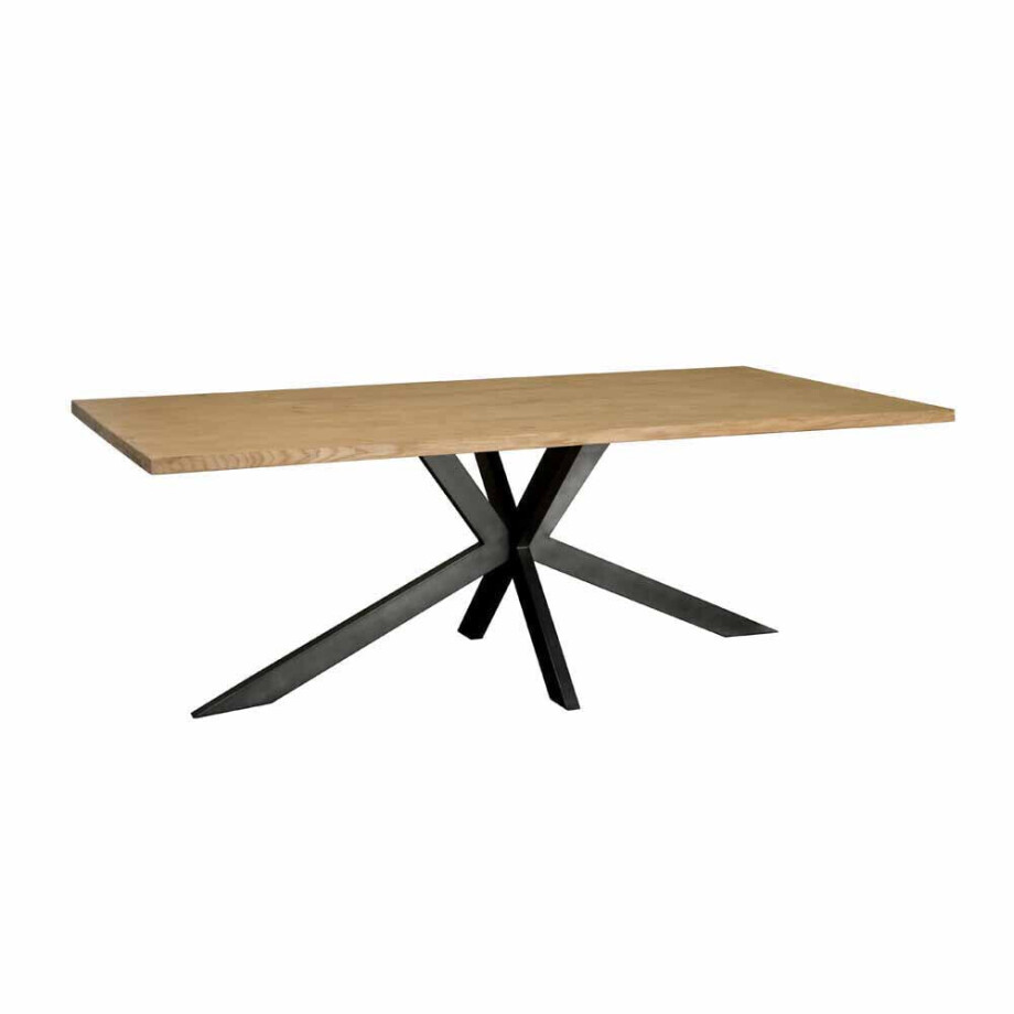 Tower Living Eettafel 'Luna' Eiken, 240 x 100cm Tower Living Eettafel 'Luna' Eiken, 240 x 100cm afbeelding