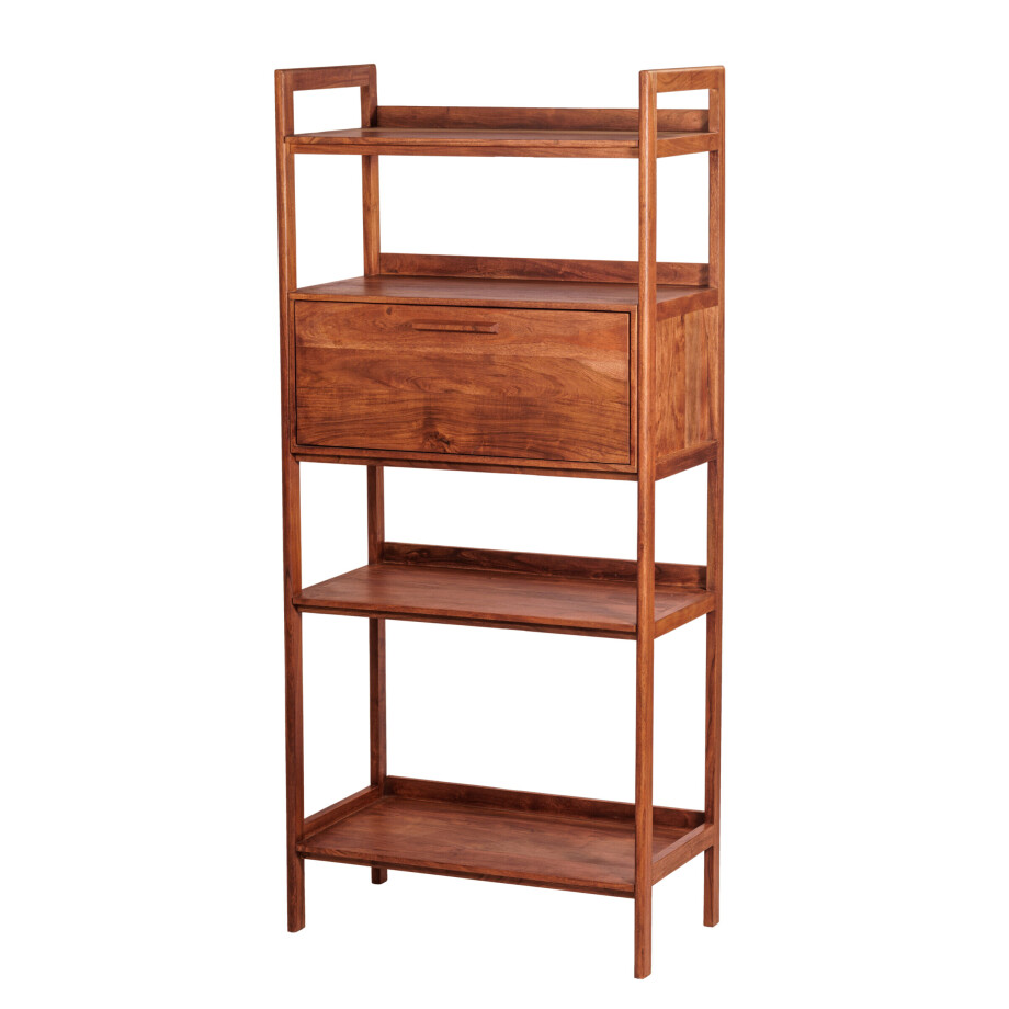 Tower Living Wandrek 'Falcone' Met 1 deur, Acaciahout, 200 x 90cm afbeelding 
