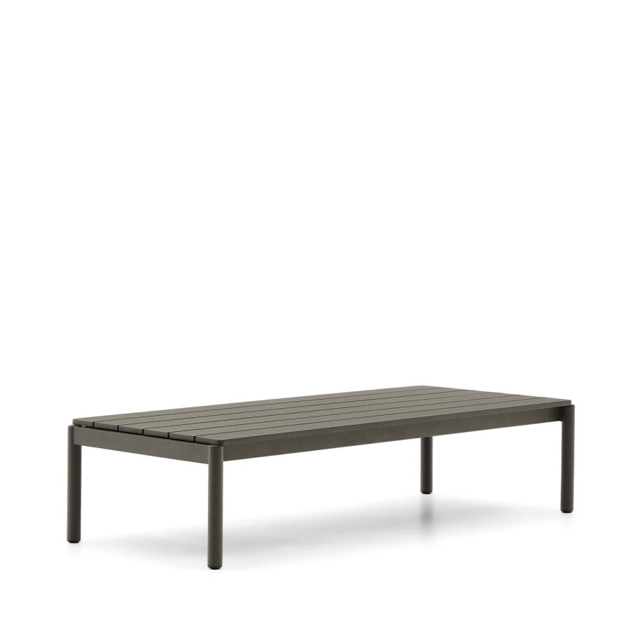 Kave Home Outdoor Salontafel 'Sorells' 149 x 63cm, kleur Donkergroen afbeelding 1
