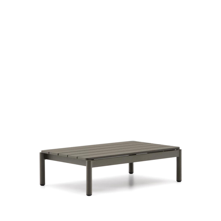 Kave Home Outdoor Salontafel 'Sorells' 91 x 57cm, kleur Donkergroen afbeelding 1
