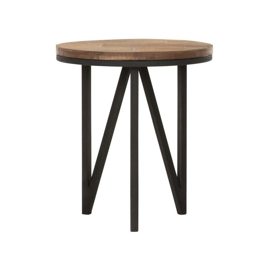 DTP Home Bijzettafel 'Odeon' Teakhout, 40cm DTP Home Bijzettafel 'Odeon' Teakhout, 40cm afbeelding 1