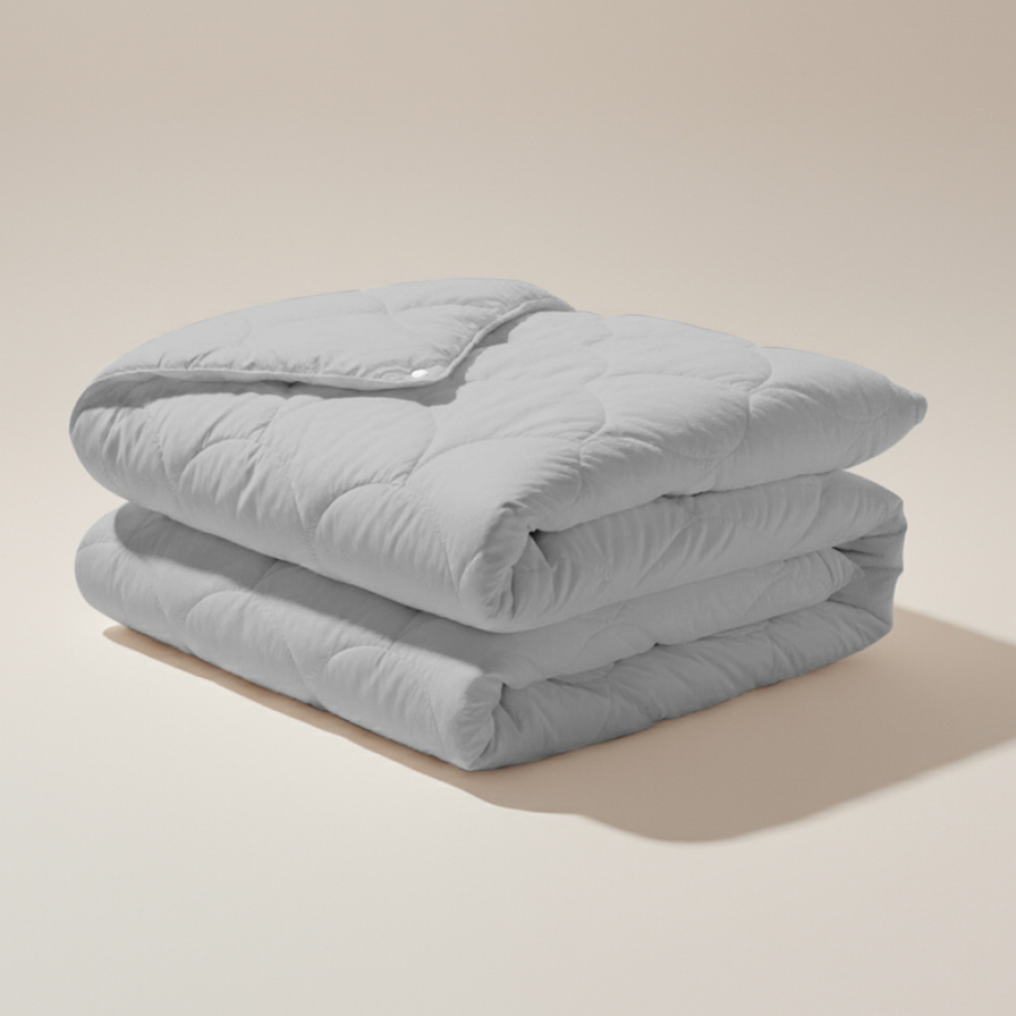 Sale: -50% | Wasbaar Easy Dekbed Zonder Overtrek - Zonder Overtrek - 4 Seizoenen - Grijs - Dekbed-Discounter.nl afbeelding 1