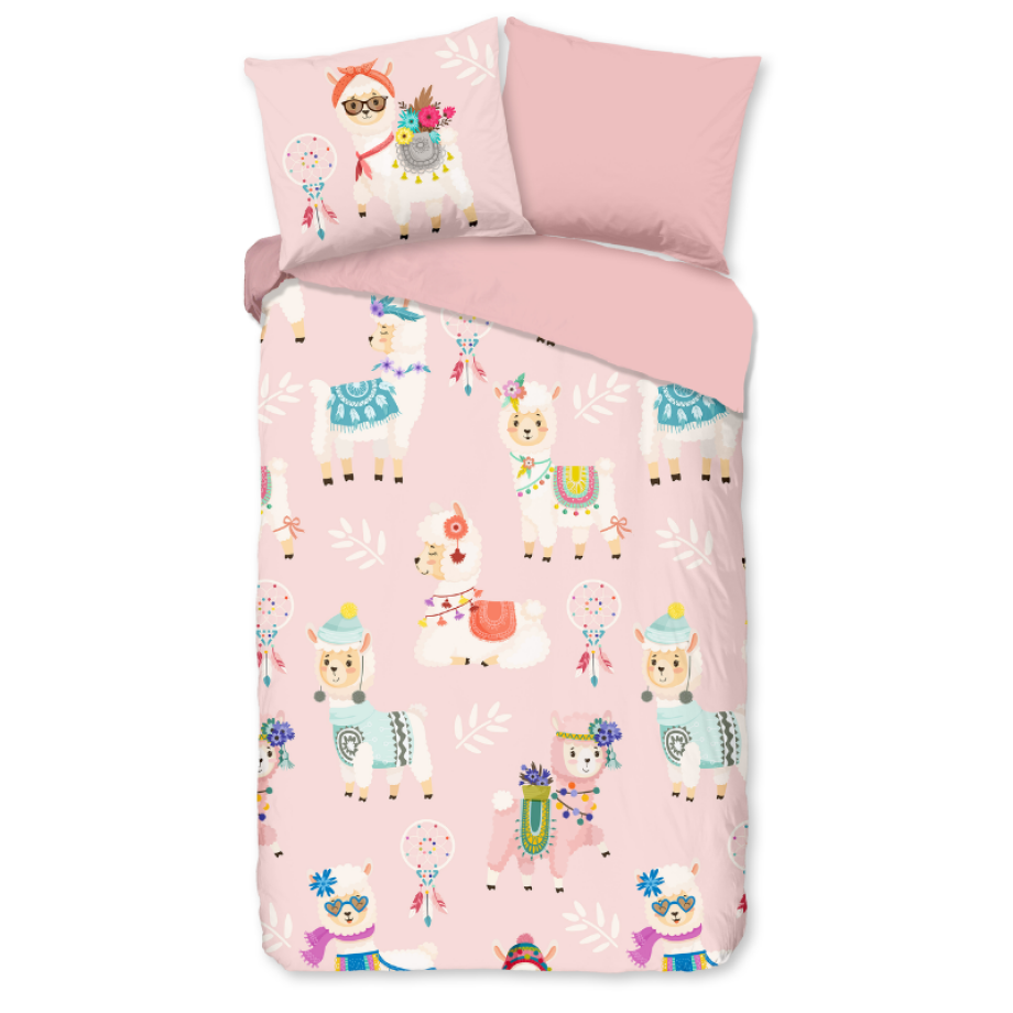 2e -50% | Dekbedovertrek Dieren 140x200 Cm Ademend & Anti-allergisch & Verwarmend Good Morning - Dekbed-Discounter.nl afbeelding 1