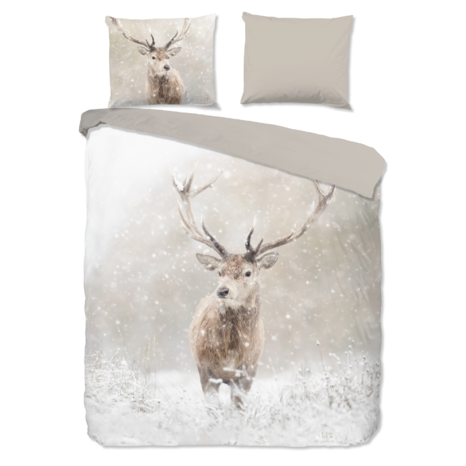 Dekbedovertrek Katoen-Flanel - Snowydeer - Lits-Jumeaux (240x220 Cm) - Meerkleurig & Wit & Beige Flanel Katoen - Natuur & Dieren - Good Morning - Dekbed-Discounter.nl Dekbedovertrek Katoen-Flanel - Snowydeer - Lits-Jumeaux (240x220 Cm) - Meerkleurig & Wit & Beige Flanel Katoen - Natuur & Dieren - Good Morning - Dekbed-Discounter.nl afbeelding 1