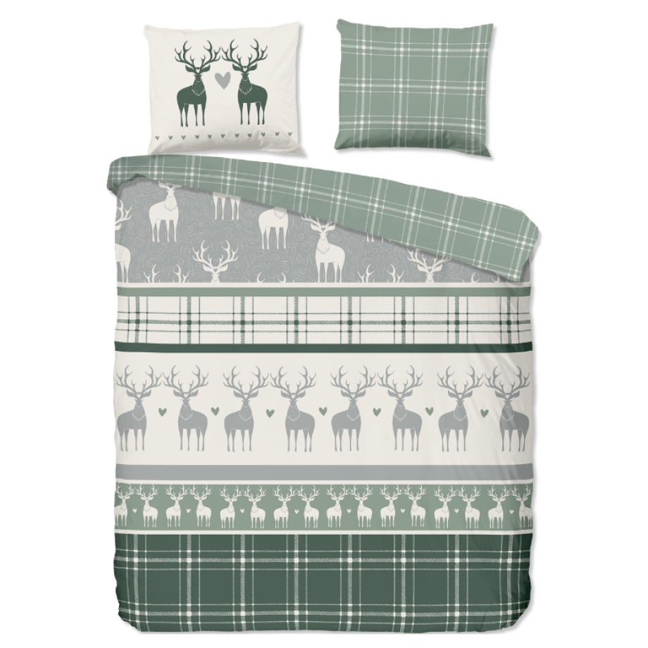 Dekbedovertrek Katoen-Flanel - Bjirk - Lits-Jumeaux (240x220 Cm) - Meerkleurig & Grijs Flanel Katoen - Strepen & Natuur & Dieren - Good Morning - Dekbed-Discounter.nl Dekbedovertrek Katoen-Flanel - Bjirk - Lits-Jumeaux (240x220 Cm) - Meerkleurig & Grijs Flanel Katoen - Strepen & Natuur & Dieren - Good Morning - Dekbed-Discounter.nl afbeelding 1