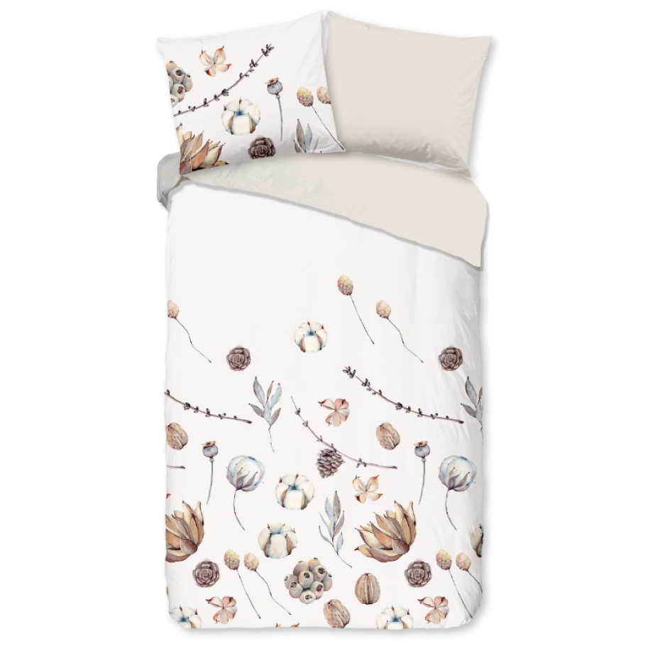 Dekbedovertrek Katoen-Flanel - Mirre - Tweepersoons (200x200 Cm) - Meerkleurig & Wit Flanel Katoen - Natuur & Bloemen - Good Morning - Dekbed-Discounter.nl Dekbedovertrek Katoen-Flanel - Mirre - Tweepersoons (200x200 Cm) - Meerkleurig & Wit Flanel Katoen - Natuur & Bloemen - Good Morning - Dekbed-Discounter.nl afbeelding 1