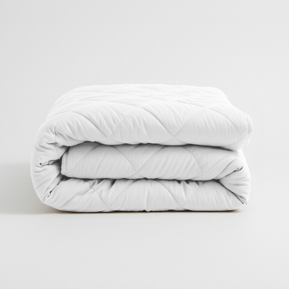 1+1 Gratis Wasbaar Easy Dekbed Zonder Overtrek - Zonder Overtrek - Percale Katoen - Wit - Dekbed-Discounter.nl afbeelding 1