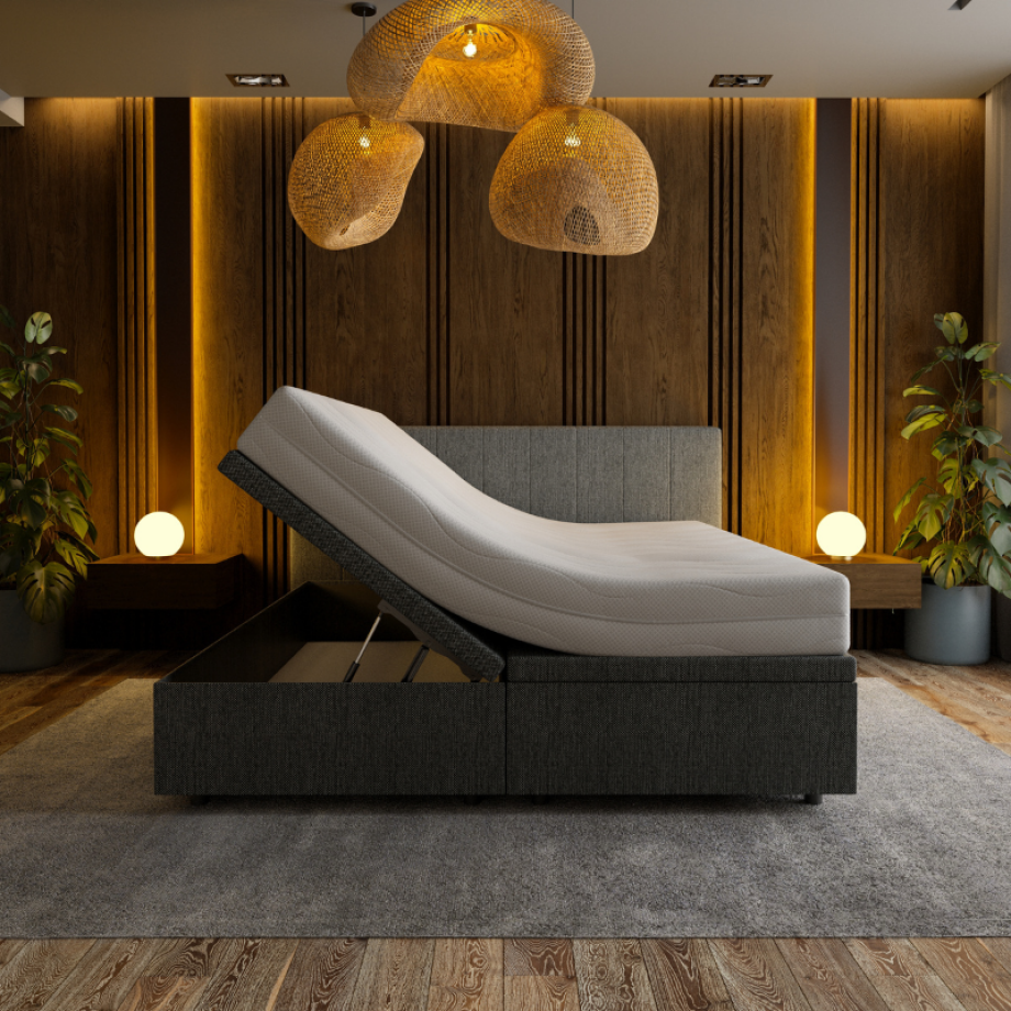 Boxspring Met Opbergruimte Hotel Prestige - Antraciet - Dekbed-Discounter.nl Boxspring Met Opbergruimte Hotel Prestige - Antraciet - Dekbed-Discounter.nl afbeelding 1