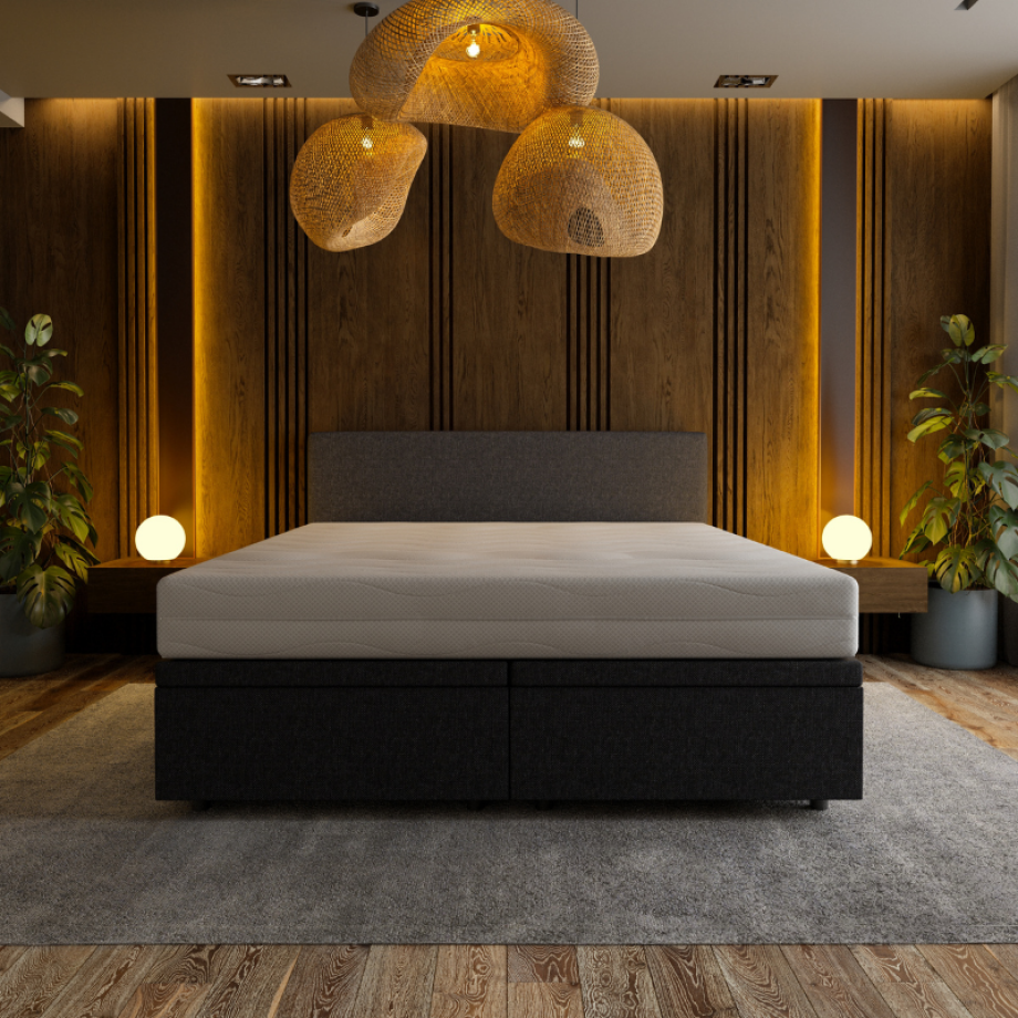 Boxspring Met Opbergruimte Hotel Essence - Zwart - Dekbed-Discounter.nl Boxspring Met Opbergruimte Hotel Essence - Zwart - Dekbed-Discounter.nl afbeelding 1