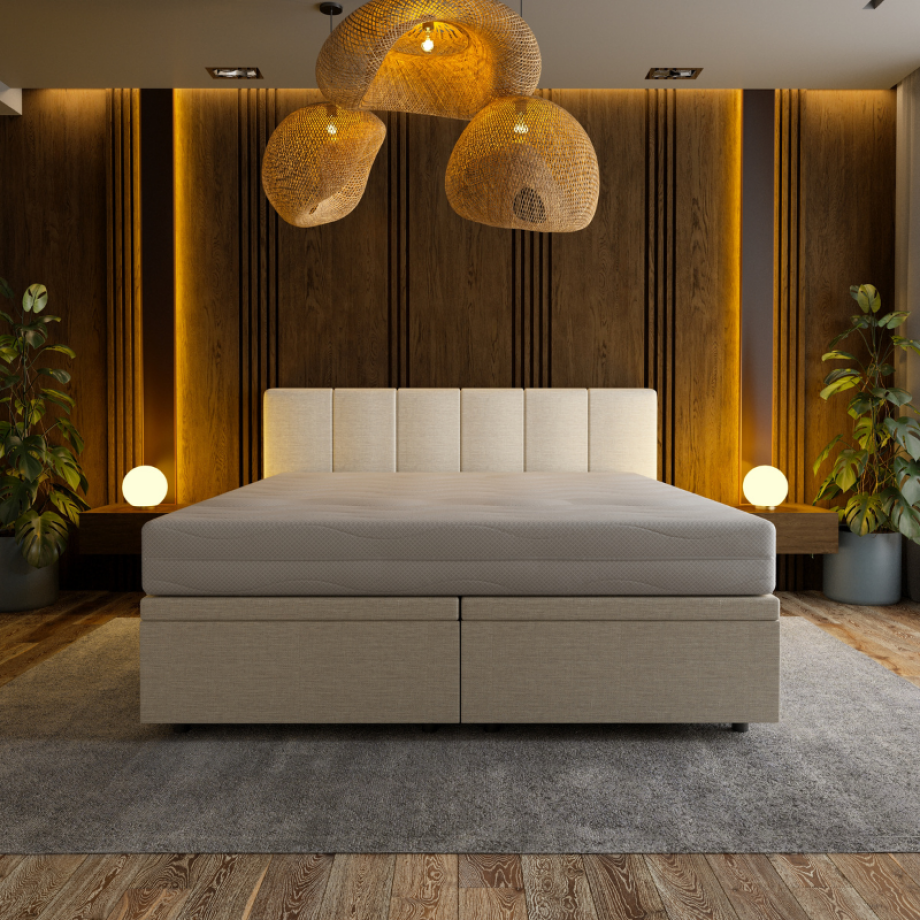 Boxspring Met Opbergruimte Hotel Royal - Beige - Dekbed-Discounter.nl Boxspring Met Opbergruimte Hotel Royal - Beige - Dekbed-Discounter.nl afbeelding 1