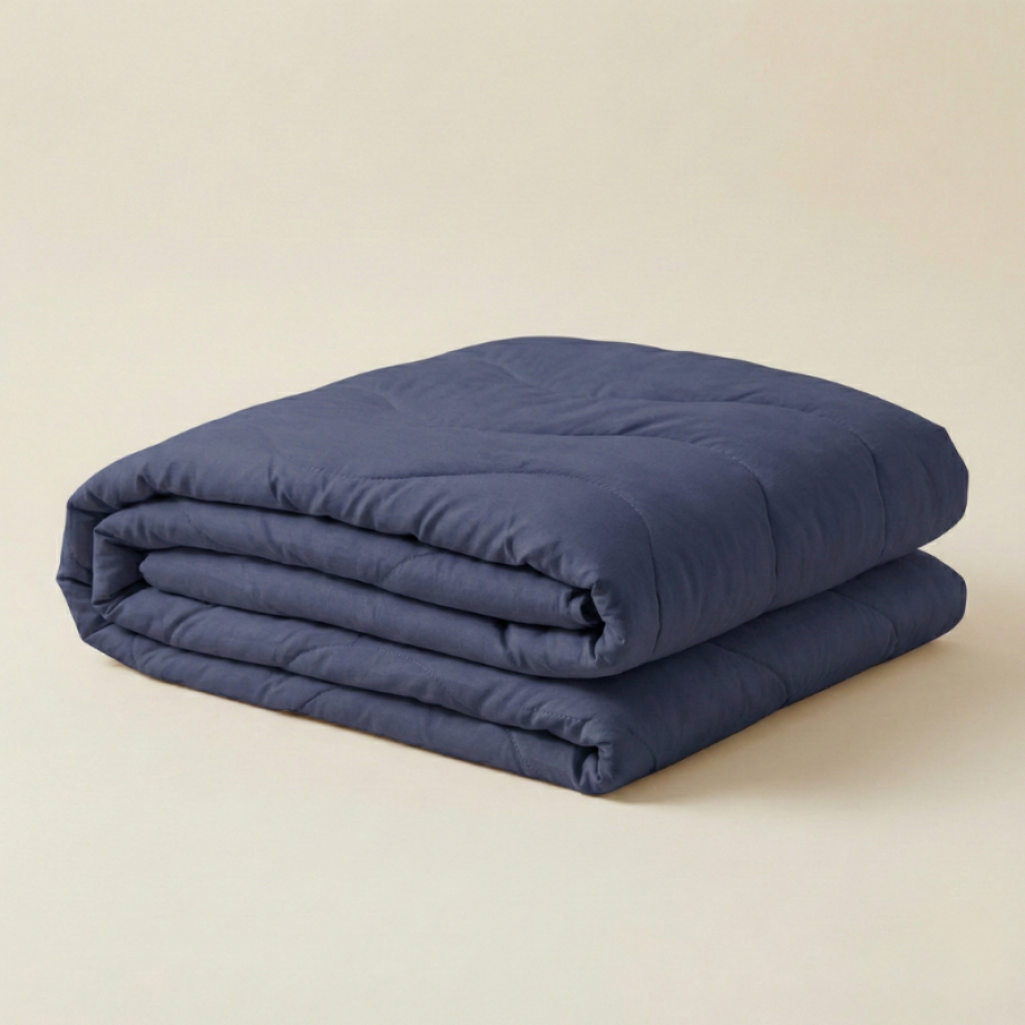 1+1 Gratis Wasbaar Easy Dekbed Zonder Overtrek - Zonder Overtrek Wave Uni - Navy - Dekbed-Discounter.nl 1+1 Gratis Wasbaar Easy Dekbed Zonder Overtrek - Zonder Overtrek Wave Uni - Navy - Dekbed-Discounter.nl afbeelding
