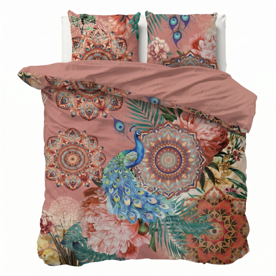 Sale: -32% | Dekbedovertrek Percale-Katoen Verkoelend - Peacock Dream - Eenpersoons (140x200 Cm) - Meerkleurig Percale Katoen - Effen - Presence - Dekbed-Discounter.nl Sale: -32% | Dekbedovertrek Percale-Katoen Verkoelend - Peacock Dream - Eenpersoons (140x200 Cm) - Meerkleurig Percale Katoen - Effen - Presence - Dekbed-Discounter.nl afbeelding 1