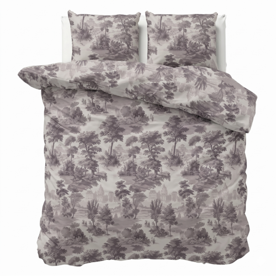 Dekbedovertrek Vintage Grey - Lits-Jumeaux (240x220 Cm) - Grijs Microvezel - Natuur - Zydante - Dekbed-Discounter.nl Dekbedovertrek Vintage Grey - Lits-Jumeaux (240x220 Cm) - Grijs Microvezel - Natuur - Zydante - Dekbed-Discounter.nl afbeelding 1