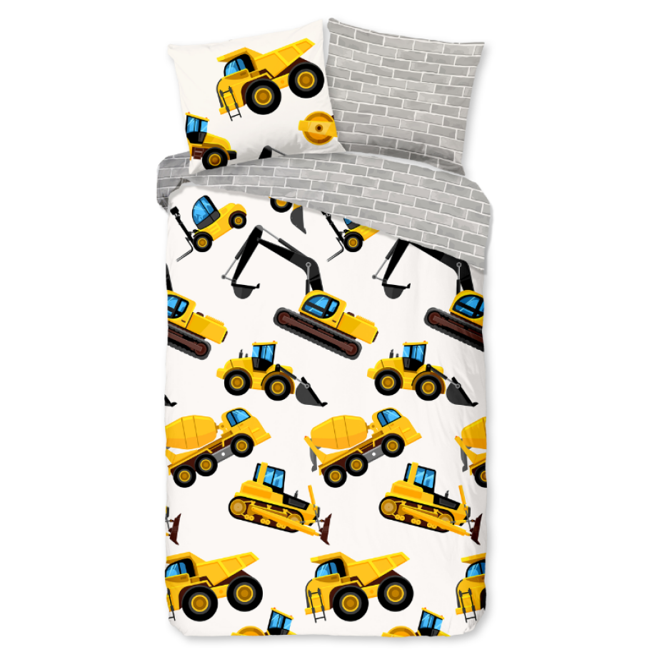 Dekbedovertrek Katoen-Flanel - Dig - Eenpersoons (140x200 Cm) - Meerkleurig & Wit & Grijs Flanel Katoen - Stippen - Good Morning - Dekbed-Discounter.nl Dekbedovertrek Katoen-Flanel - Dig - Eenpersoons (140x200 Cm) - Meerkleurig & Wit & Grijs Flanel Katoen - Stippen - Good Morning - Dekbed-Discounter.nl afbeelding 1