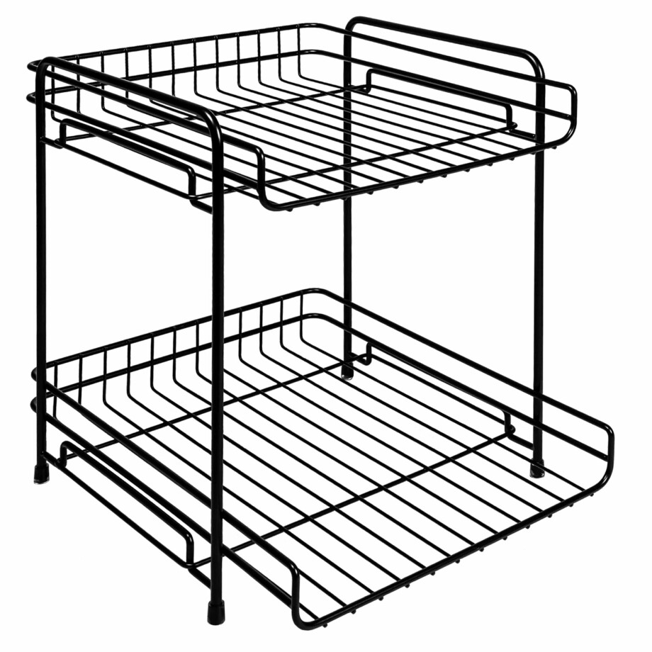 QUVIO Bureau organizer - Staal - 29,5 x 25 x 30 cm afbeelding 1