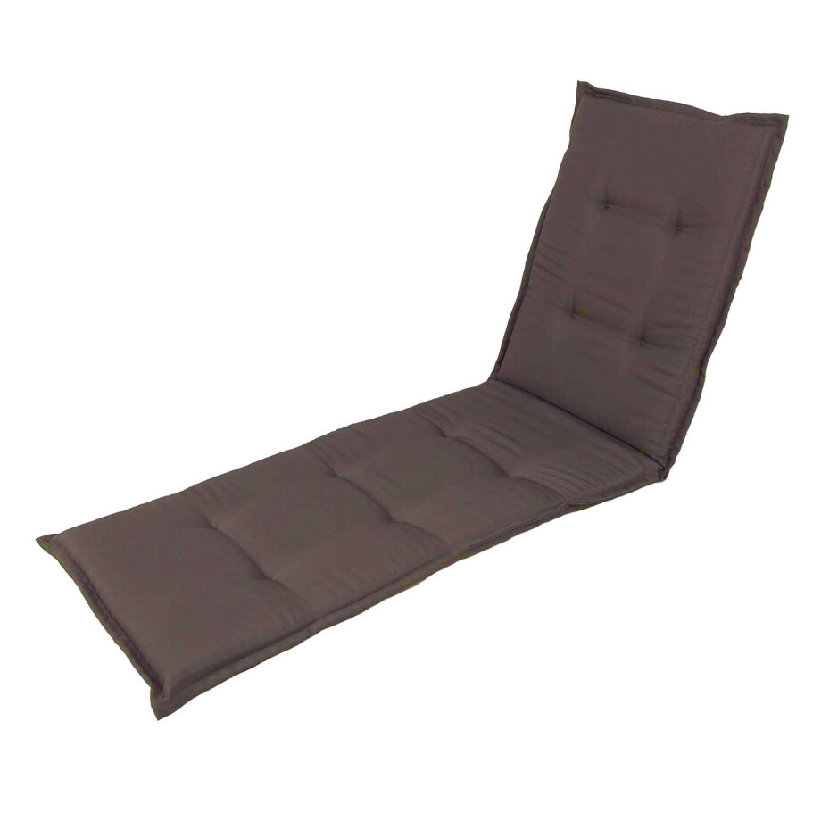 Ligbedkussen   Pedro dark taupe (waterafstotend) afbeelding 