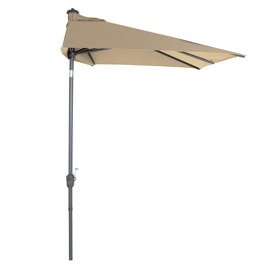 Parasol Triangle 210x130cm ecru afbeelding 