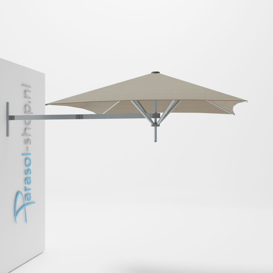 Paraflex muurparasol 200x200cm Neo arm   (Grey) afbeelding 