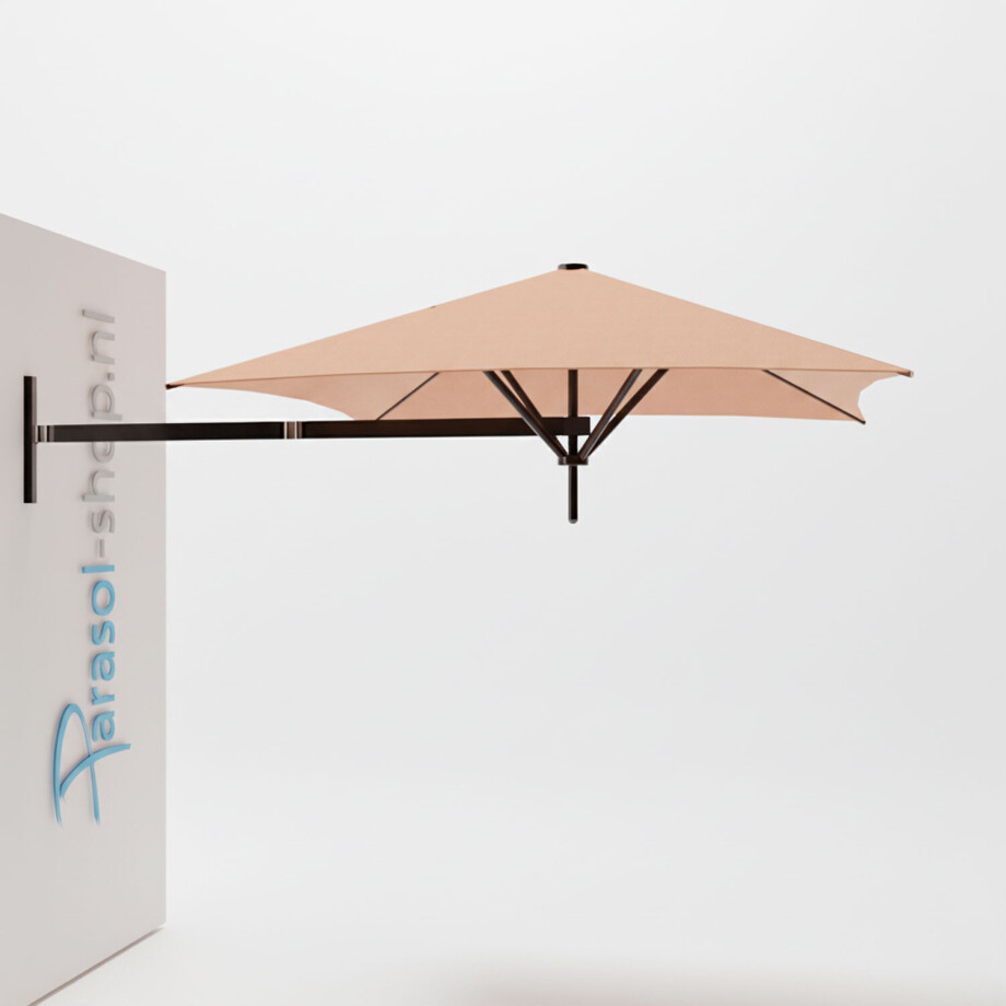 Paraflex muurparasol 200x200cm zwarte Neo arm   (Nectar) afbeelding 