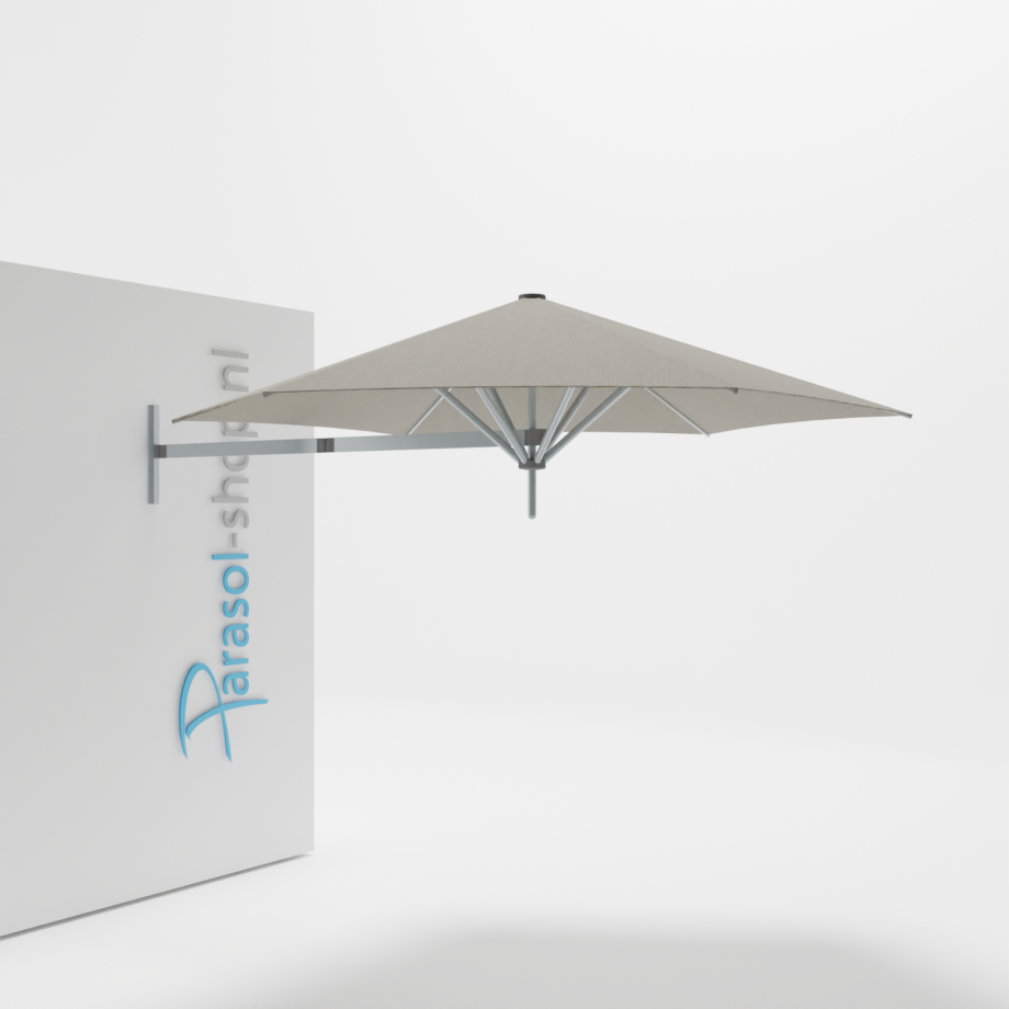 Paraflex muurparasol 270cm Neo arm (Grey) Paraflex muurparasol 270cm Neo arm (Grey) afbeelding