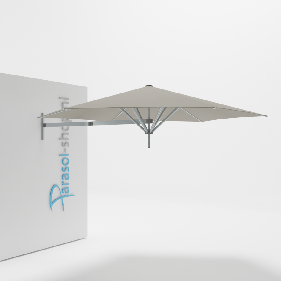 Paraflex muurparasol 300cm Neo arm   (Grey) afbeelding 