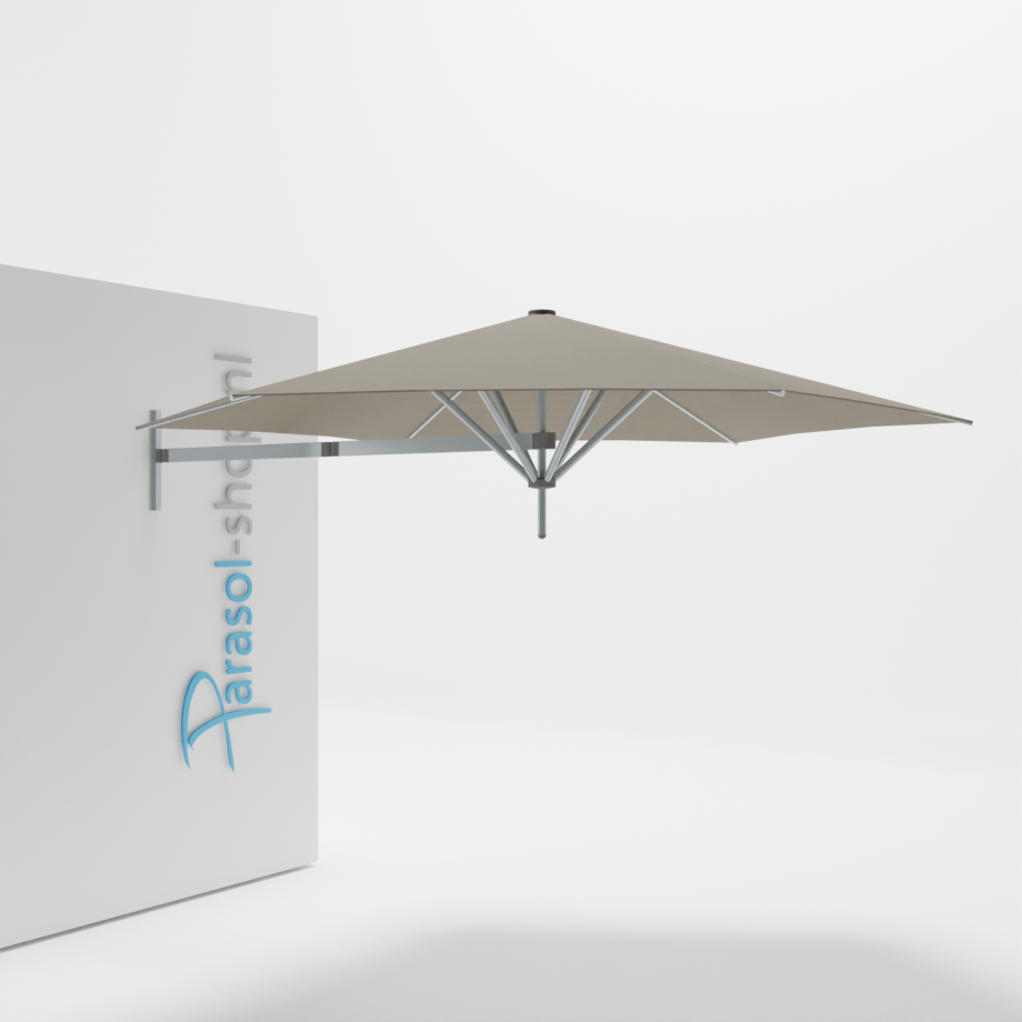 Paraflex muurparasol 300cm Neo arm   (Taupe) afbeelding 