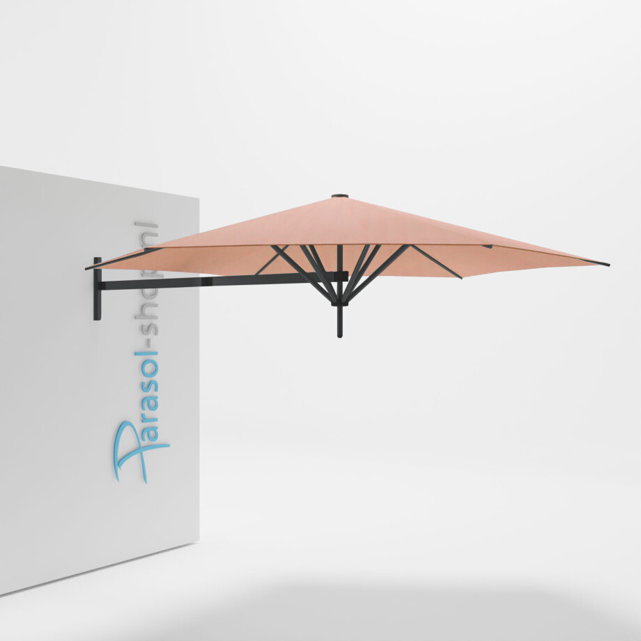 Paraflex muurparasol 300cm zwarte Neo arm   (Nectar) afbeelding 