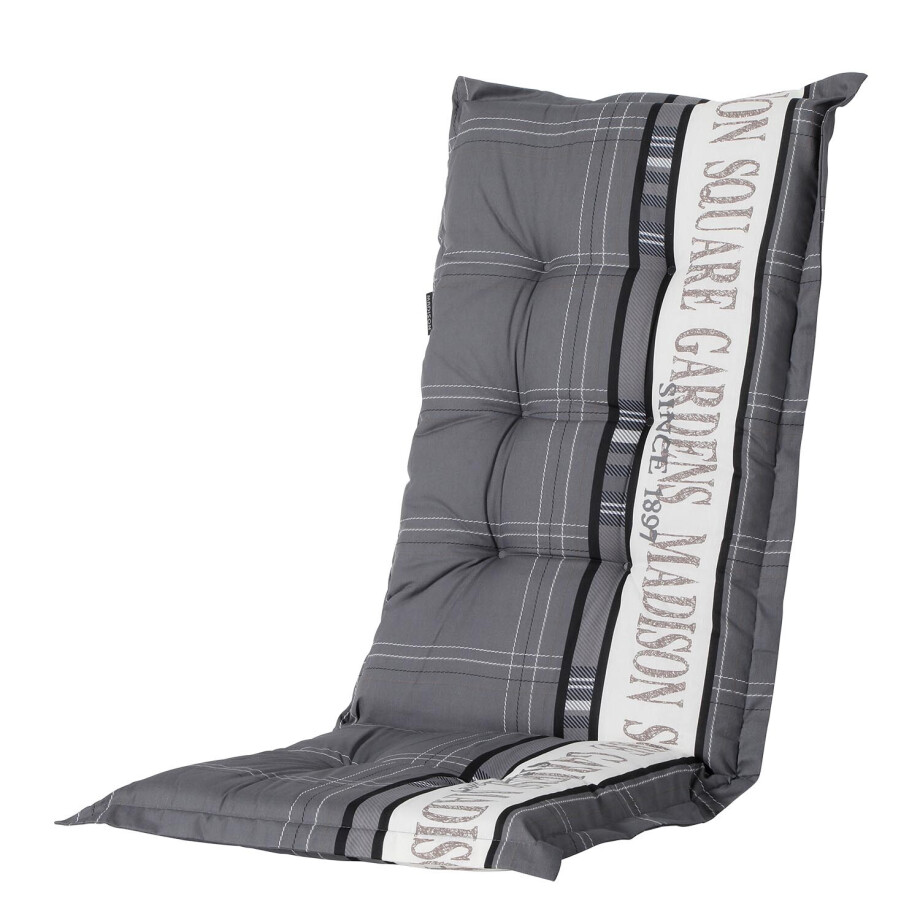 Tuinkussen hoge rug Madison Garden Grey Tuinkussen hoge rug Madison Garden Grey afbeelding