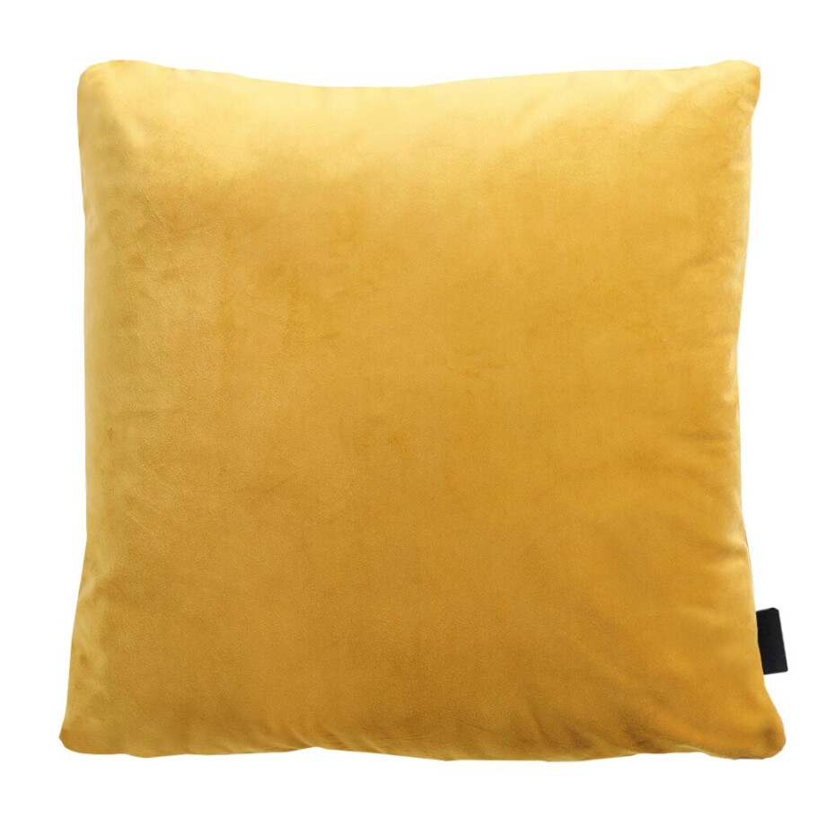 Sierkussen 50x50cm   Velvet yellow afbeelding 