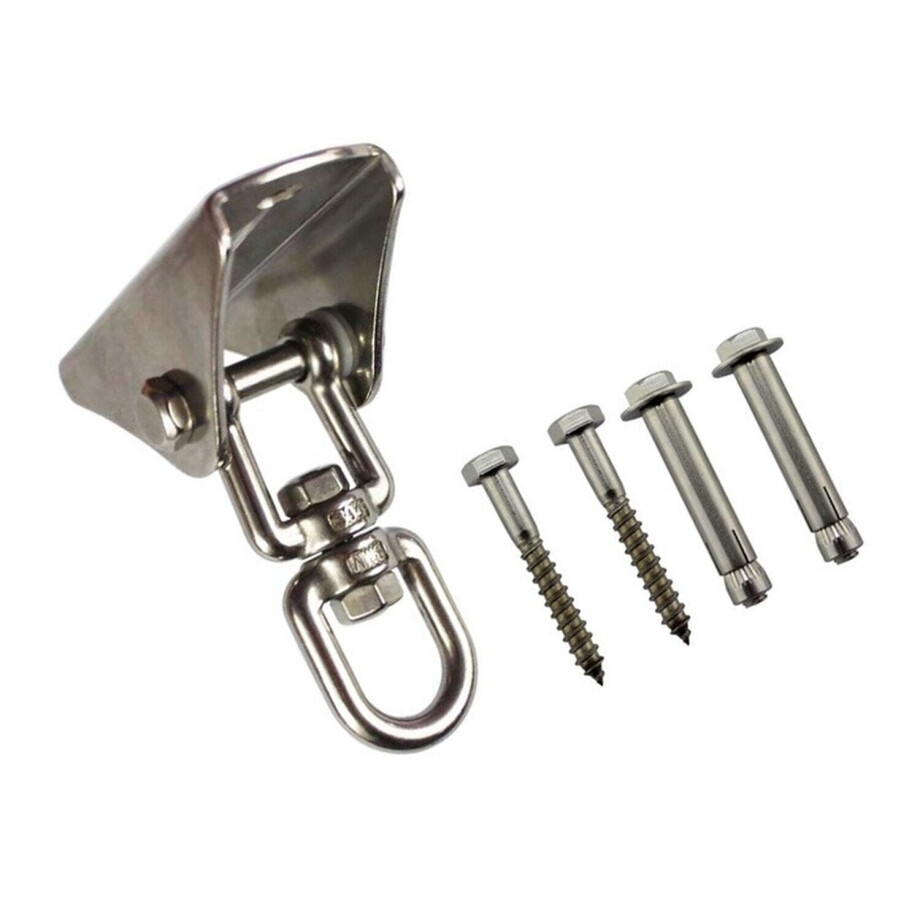 XIVADA Schommelhaak Set - RVS - 9 x 4 x 11 cm - Zilver XIVADA Schommelhaak Set - RVS - 9 x 4 x 11 cm - Zilver afbeelding 1