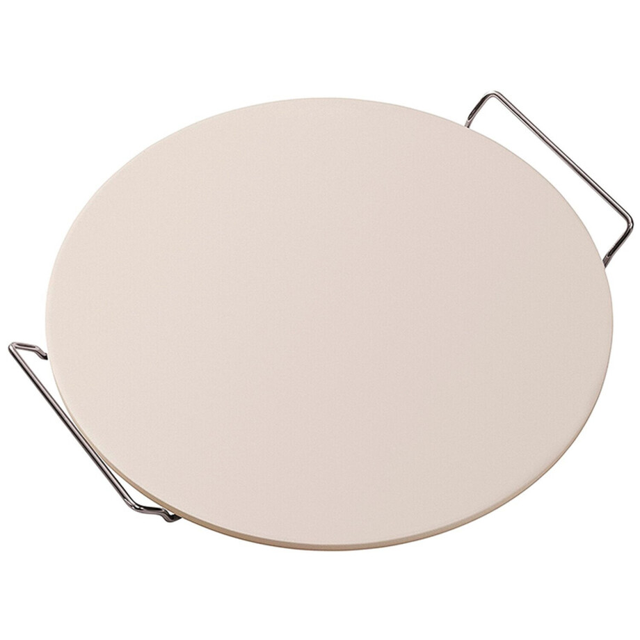 Krumble BBQ Pizzasteen voor oven en barbecue - Diameter 30,5 cm Krumble BBQ Pizzasteen voor oven en barbecue - Diameter 30,5 cm afbeelding 1