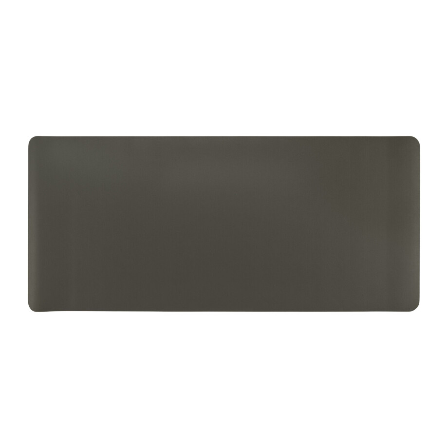 QUVIO Bureau onderlegger - PU Leer - Grijs QUVIO Bureau onderlegger - PU Leer - Grijs afbeelding 1