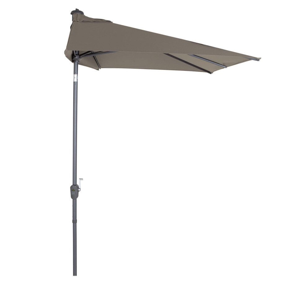 Parasol Triangle 210x130cm taupe afbeelding 