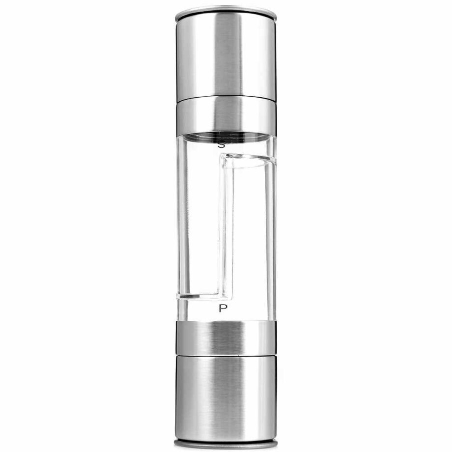 Krumble Zout en peper molen 2-in-1 - Staal afbeelding 1