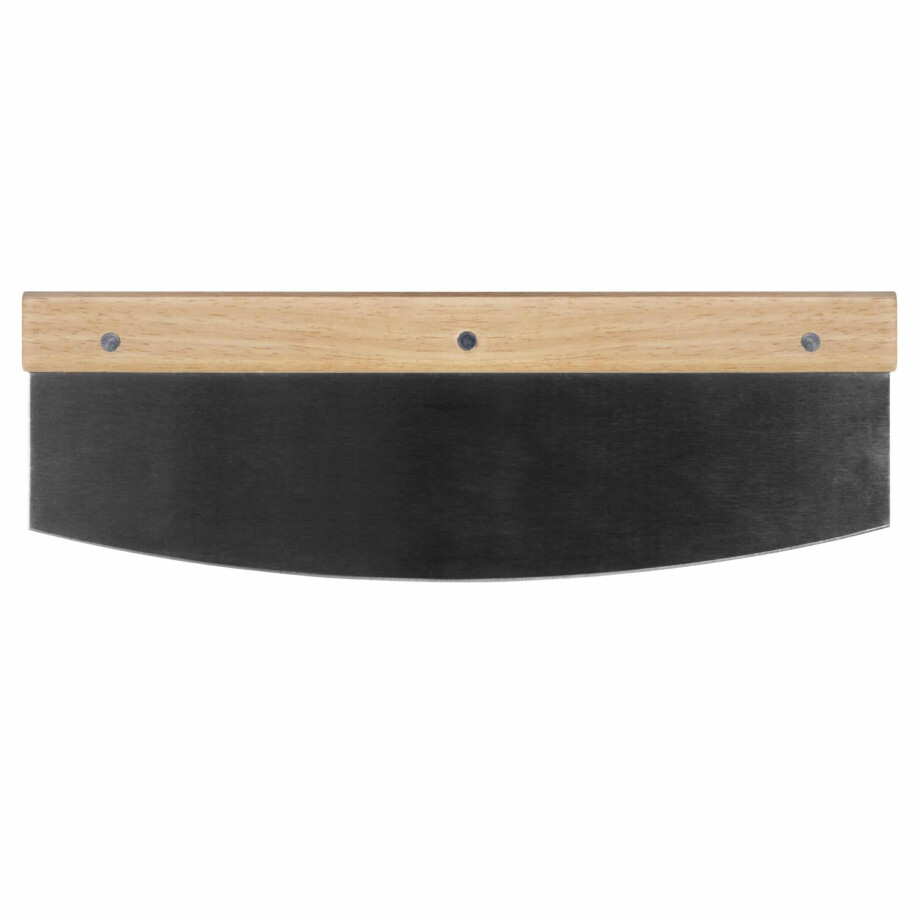 Krumble Pizzasnijder met houten handvat - RVS afbeelding 1