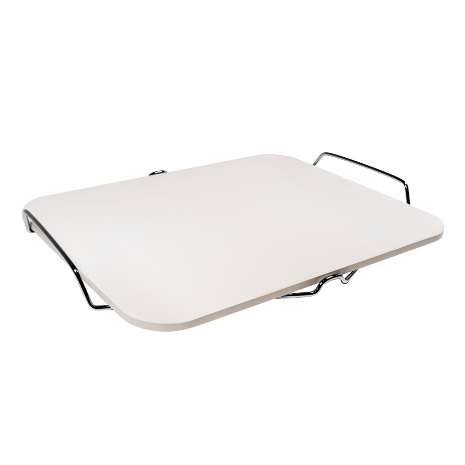 Krumble BBQ Pizzasteen voor oven en barbecue - 30 x 38 cm afbeelding 1