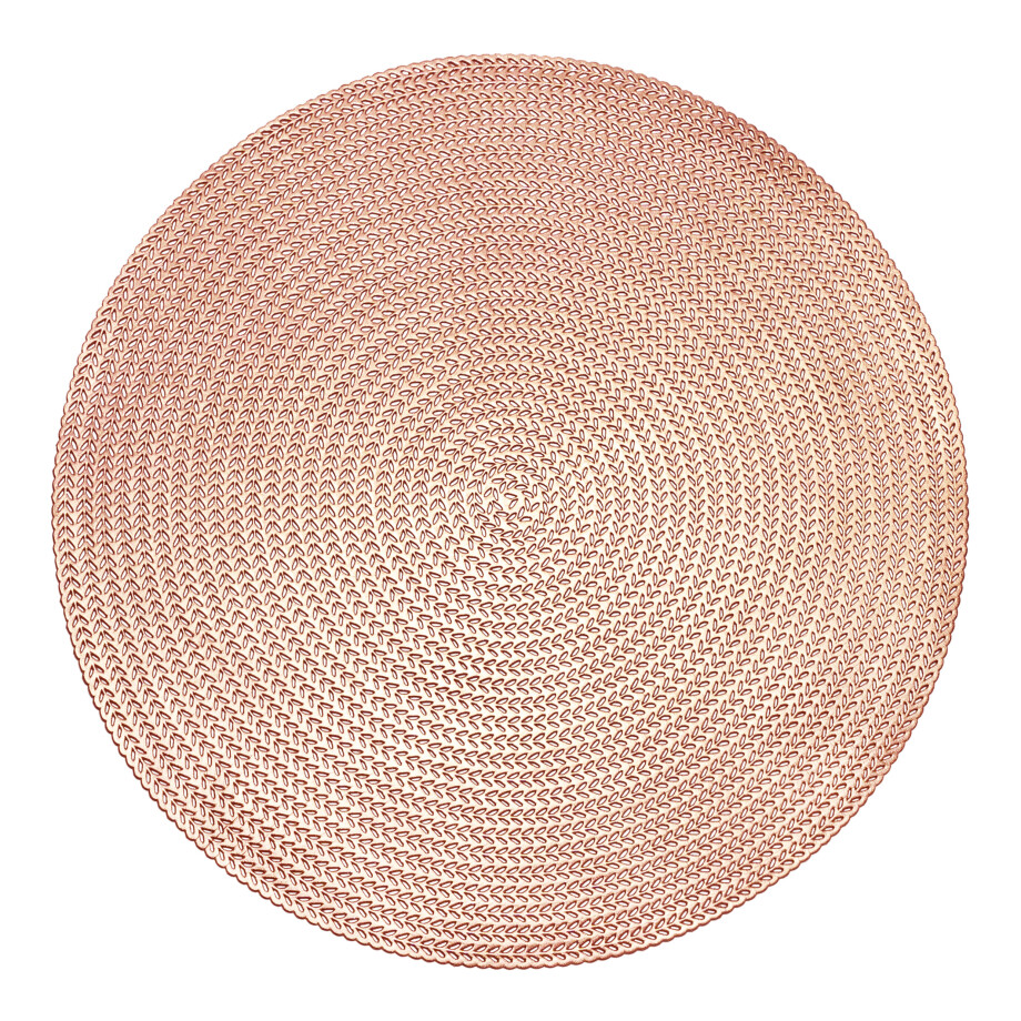 Krumble Placemat - PVC - Rosegoud - 37 cm afbeelding 1