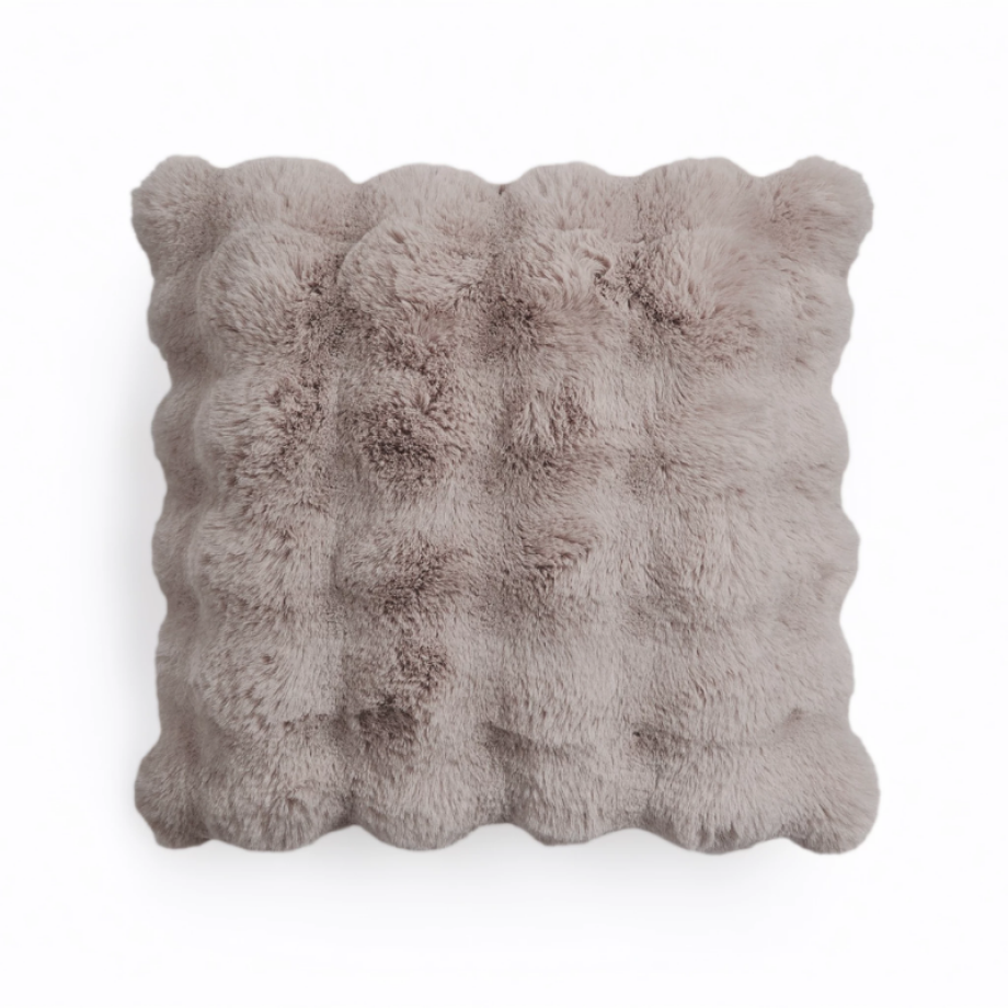 Sierkussen Pom Rabbit Fur - Taupe Rose - Voor - - Dekbed-Discounter.nl Sierkussen Pom Rabbit Fur - Taupe Rose - Voor - - Dekbed-Discounter.nl afbeelding