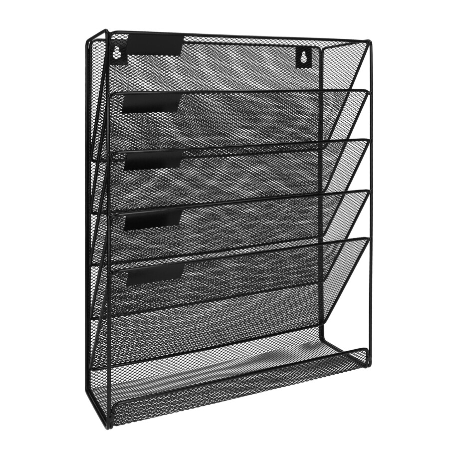 QUVIO Tijdschriftenhouder wand - Staal QUVIO Tijdschriftenhouder wand - Staal afbeelding 1