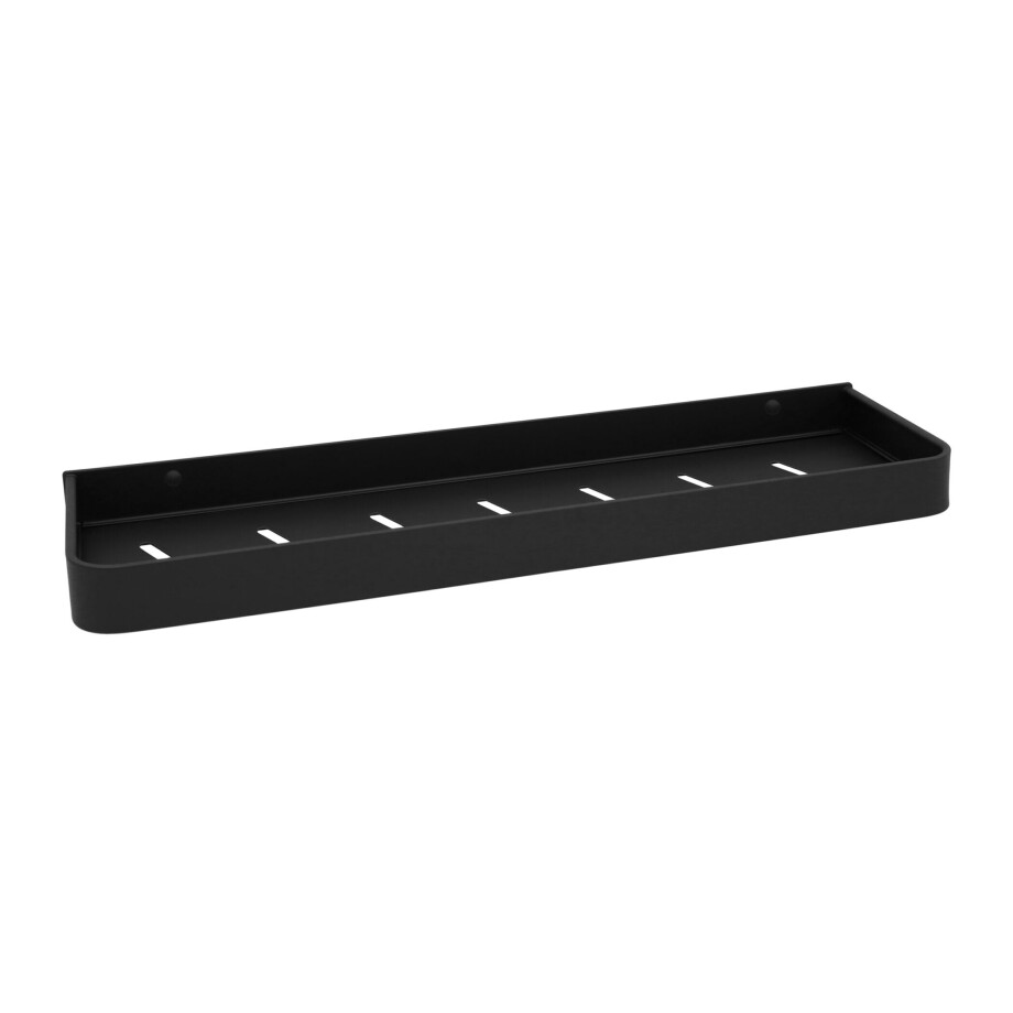 QUVIO Planchet Badkamer - Metaal - Zwart - 50 cm afbeelding 1