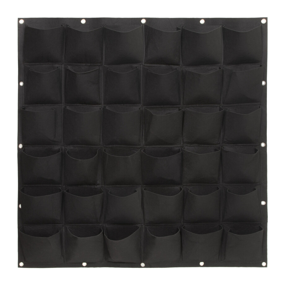 QUVIO Verticale tuin - Plant wand met 36 vakken - 1 x 1 meter afbeelding 1